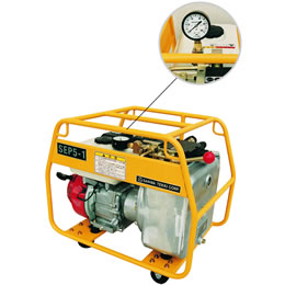 日本izumi 单复动两用汽油机液压泵油压泵手动油
